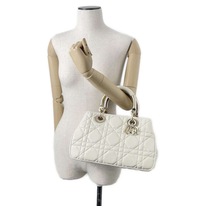 Christian Dior Handbag Ladies 95.22 Medium M0699OVJX 2way Shoulder Bag White