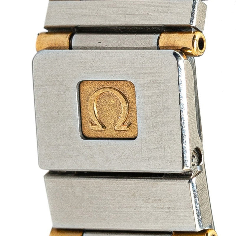 OMEGA Constellation Watch 1270.10.00 Quartz Gold Dial Stainless Steel Ladies