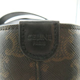 CELINE Tote Bag, Buckled Cabas Coated Canvas, Calfskin (Cowhide), Men's, Women's, Black, 113742FFZ38SI