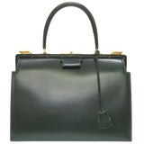 hermes doctor's bag box calf veil handbag green