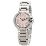 Cartier W6920038 Ballon Bleu 28mm Watch Stainless Steel SS Ladies