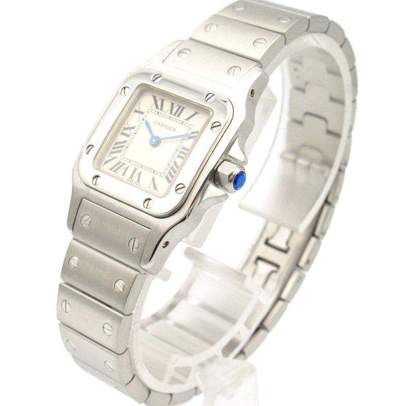 CARTIER Santos Galbe SM Wristwatch Stainless Steel Ladies Silver W20056D6