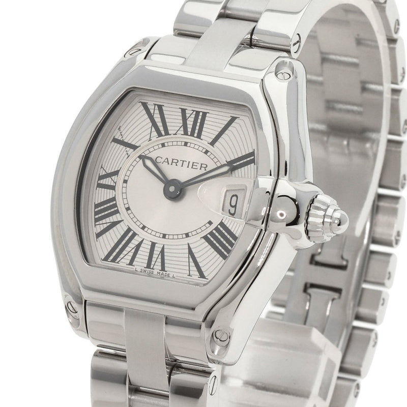 Cartier W62016V3 Roadster SM Watch Stainless Steel SS Ladies CARTIER