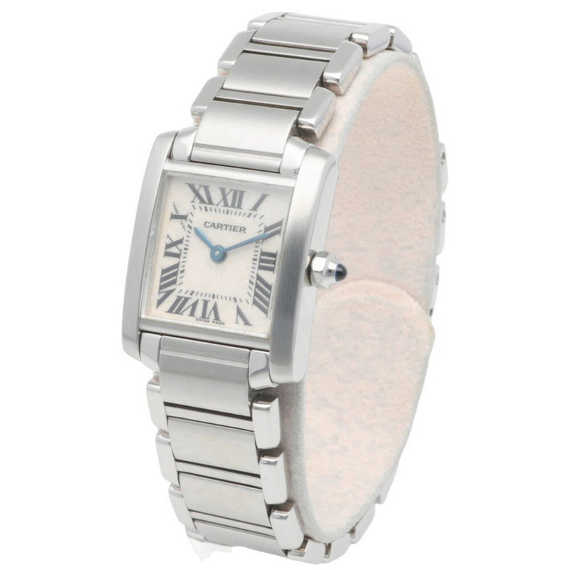 Cartier Tank Francaise SM Watch, Stainless Steel 2384 Quartz Ladies CARTIER