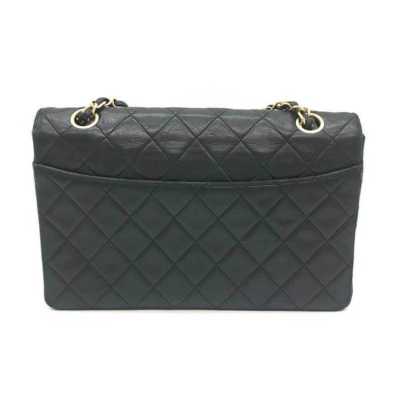 Chanel Matelasse Chain Shoulder Bag Lambskin CHANEL Black