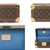 Louis Vuitton LOUIS VUITTON Coffret Tresor 20 M47001 Monogram Blue S-155686