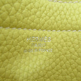 Hermes HERMES Cabas Serie 31 Jaune Poussin Shoulder Bag Leather Taurillon Clemence Women's Yellow