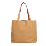 Hermes Double Sens 28 Tote Bag Leather Brown Women's HERMES