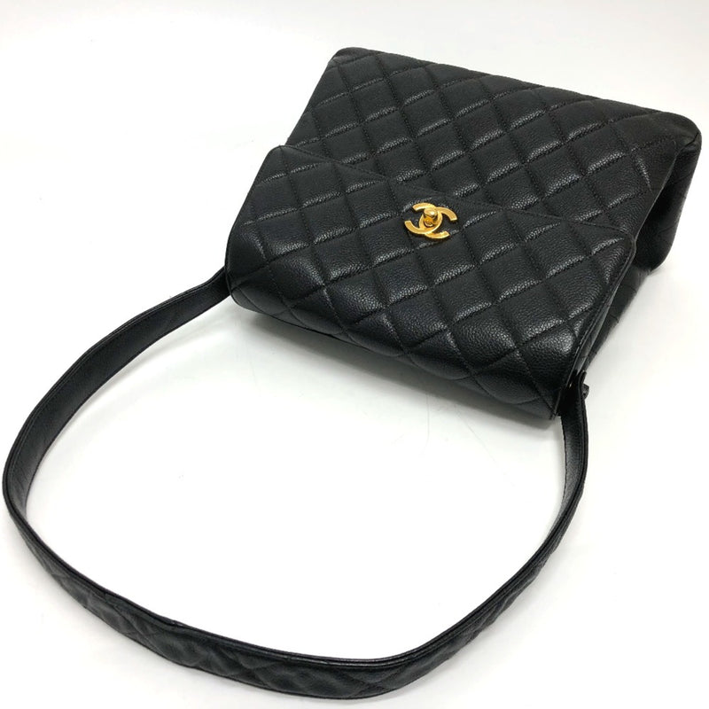 Chanel CC Mark bag shawl Shoulder Bag Black GoldHardware