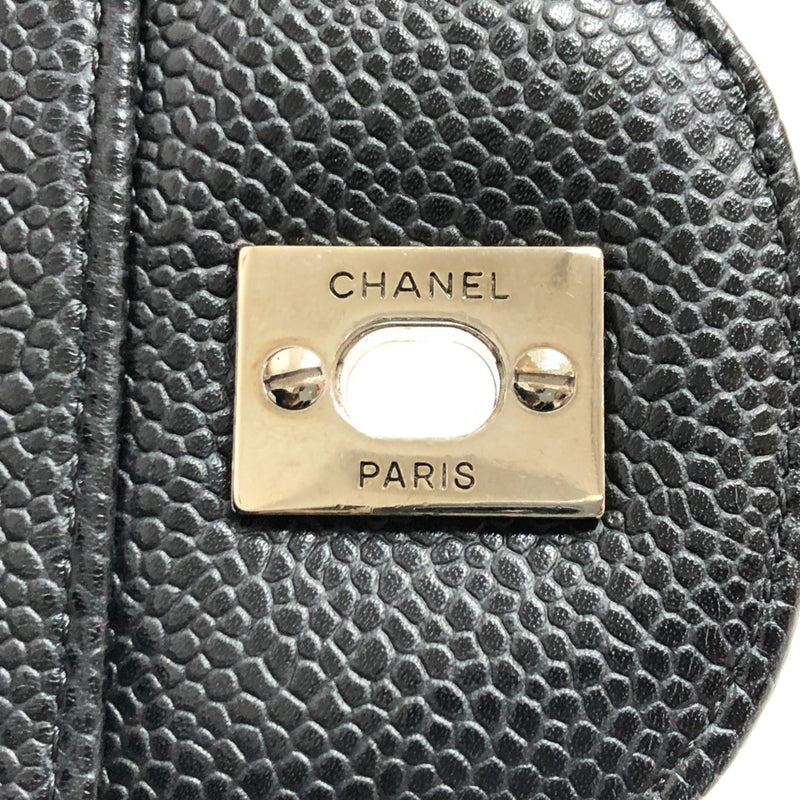 Chanel A28600 Double Chain Crossbody Bag Shoulder Bag Black SVHardware