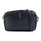 Saint Laurent SAINT LAURENT Crossbody Shoulder Bag Leather Black Women's 648990