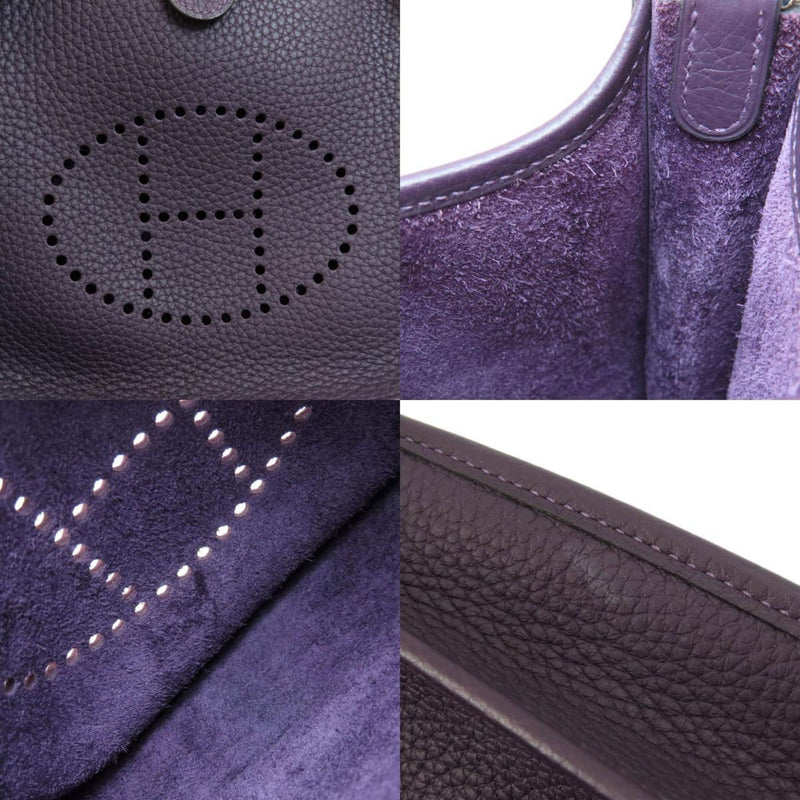 Hermes Evelyn TPM Purple Shoulder Bag Taurillon Women's