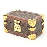 Louis Vuitton LOUIS VUITTON Coffret Tresor 20 M47001 Monogram Blue S-155686