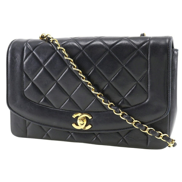 CHANEL Chain Shoulder Bag Lambskin 1993 A5 Turnlock ChainShoulder Women's I131824066