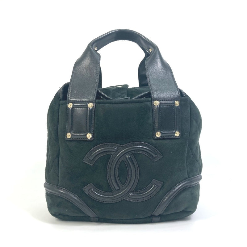 Chanel CC Mark Bag Hand Bag Tote Bag Black