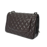 CHANEL Chanel Matelasse Chain Shoulder Double Flap 30cm Purple A58600 Women's Caviar Skin Bag