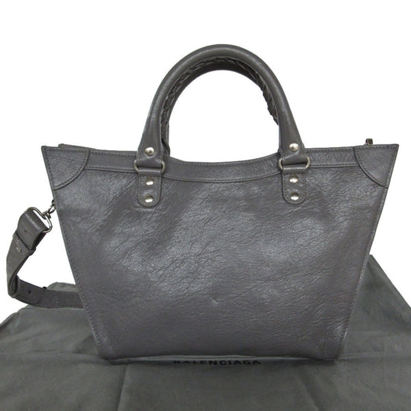 BALENCIAGA Handbag Shoulder Bag Neo Classic M Leather Grey Women's 702502 s0316a