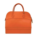 HERMES Hermes Bolide MacPherson Tote Bag Shoulder Handbag Box Calf Leather Orange