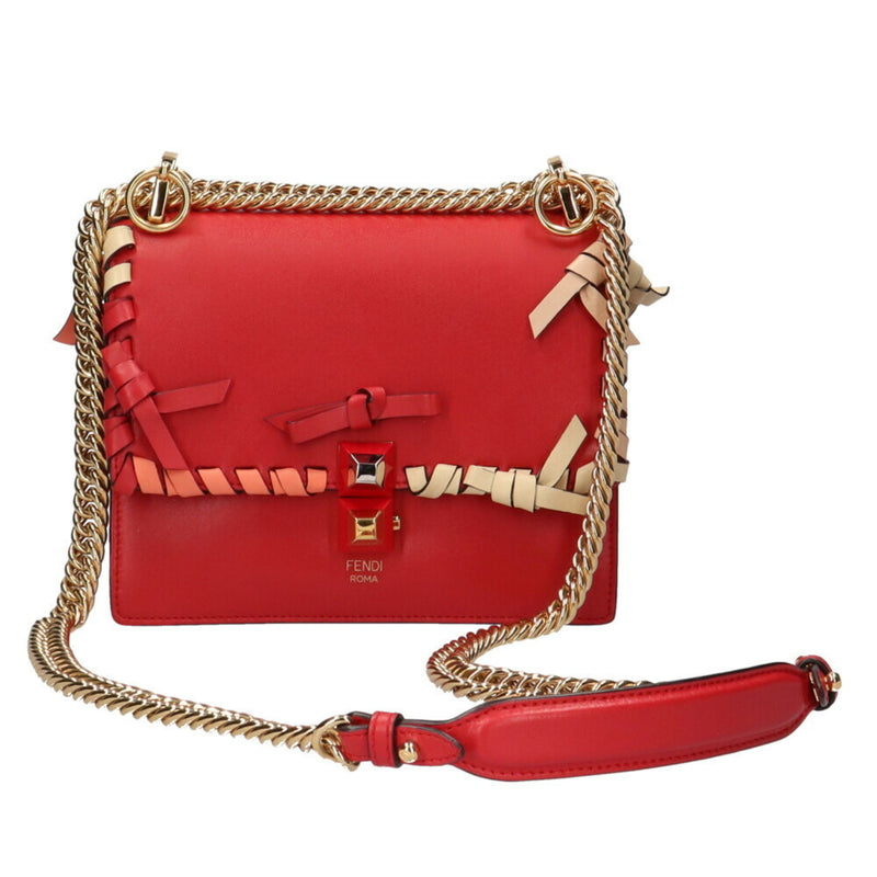 Fendi FENDI mini canai shoulder bag calf ladies