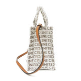 CELINE Tote Bag Small Cabas Thais Canvas Natural Tan Shoulder Triomphe 199162FEF.02NT Women's