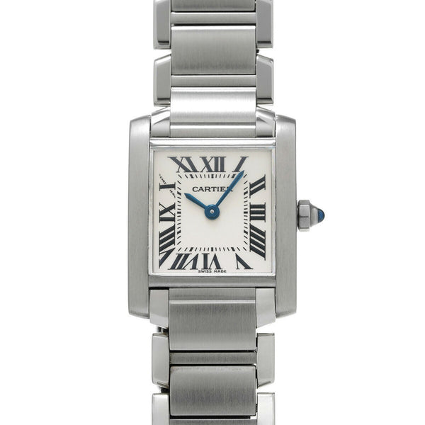 CARTIER Tank Francaise SM W51008Q3 Ladies SS Watch Quartz