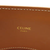 CELINE Vertical Hippo Small White Brown canvas