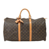 Louis Vuitton Boston Bag Keepall 50 Monogram Canvas M41426 Brown