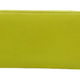 HERMES Hermes Azap Long Silk In Epson Souffle Yellow Q Stamp 2013 Wallet Accessory Ladies Men