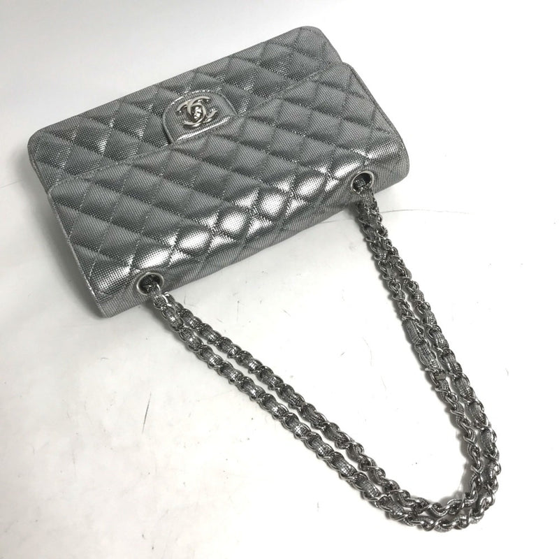 Chanel CC Mark CC Double Chain Shoulder Bag Shoulder Bag Silver