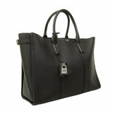 CELINE Tote Bag Leather Black Women's