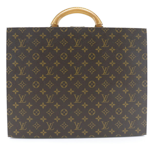 LOUIS VUITTON Louis Vuitton Attache Case Business Bag President Monogram Canvas Brown SO4508 Unisex