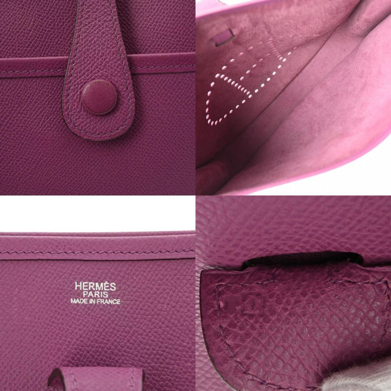 HERMES Hermes Evelyn 2 PM Cyclamen Palladium hardware - □I stamp (around 2005) Unisex Epsom leather shoulder bag