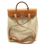 Hermes With replacement bag Bag 2WAY Backpack natural Beige SilverHardware