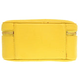 Chanel Caviar Skin Yellow Coco Mark 5th Series Vanity Bag Shoulder 0038 CHANEL