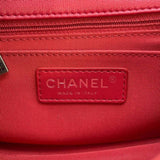 Chanel Chain Shoulder Bag Leather Coco Mark CHANEL