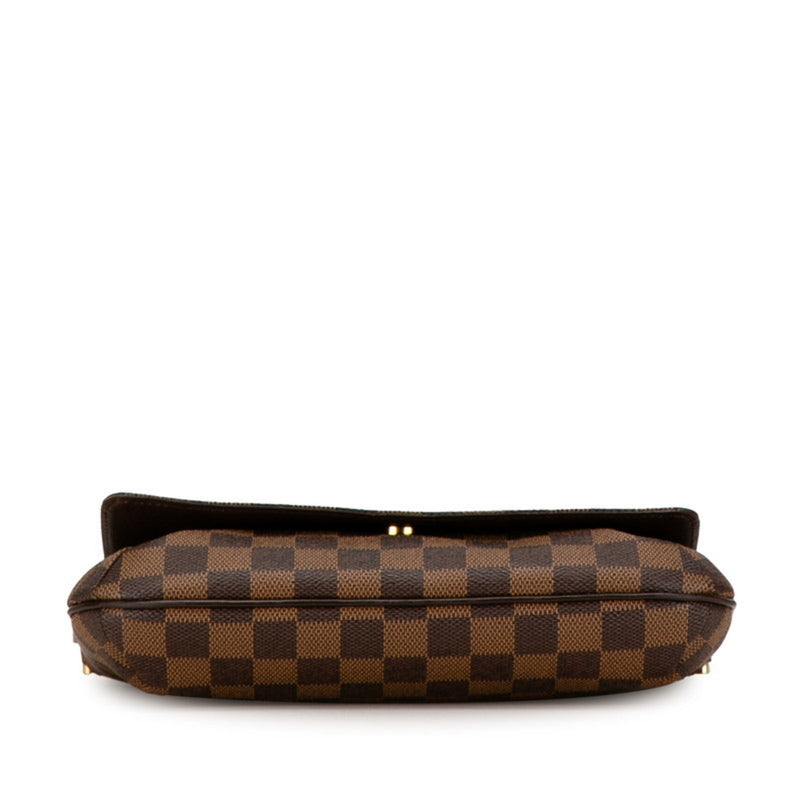 Louis Vuitton Damier Musette Tango Shoulder Bag N51301 Brown PVC Leather Women's LOUIS VUITTON