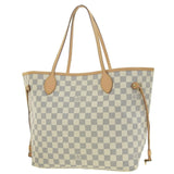 Louis Vuitton Damier Azur Neverfull MM N51107 Tote Bag Shoulder