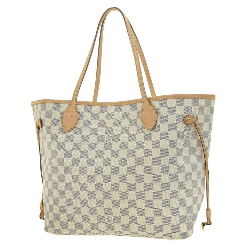 Louis Vuitton Damier Azur Neverfull MM N51107 Tote Bag Shoulder