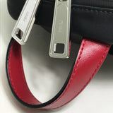 Fendi 7VZ049 bag crossbody bag Shoulder Bag NERO Black/Red SilverHardware