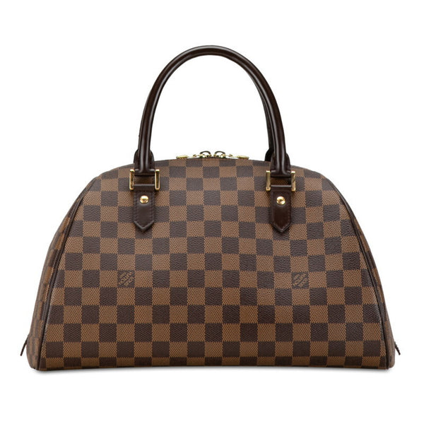 Louis Vuitton Damier Rivera MM Handbag Boston Bag N41434 Ebene Brown PVC Leather Women's LOUIS VUITTON