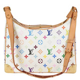 Louis Vuitton Boulogne Shoulder Bag M92660 Blanc DU0024 Monogram Multicolor