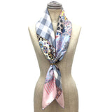 HERMES Scarf Muffler Carre 90 L'Art du Sarasa Chintz Art 003273S 09 ROSE PALE Pink 100% Silk Hermes aq9420