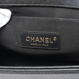 CHANEL Boy Chanel Shoulder Bag Caviar Skin Women's Black