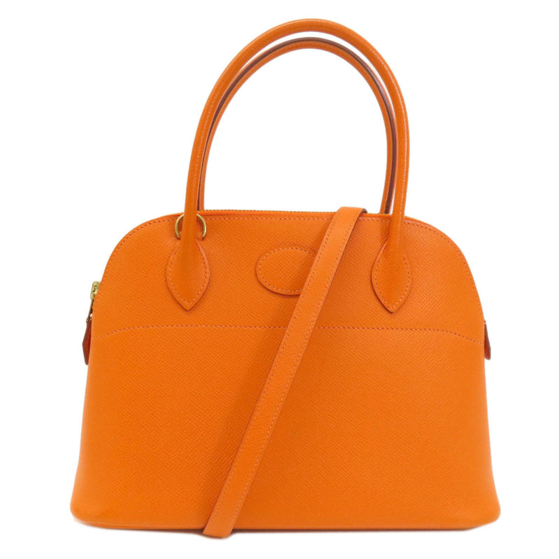 Hermes Bolide 27 Orange Handbag Epsom Leather Women's HERMES