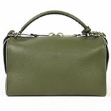 FENDI Selleria Ray Handbag with Shoulder Strap Leather 8BL137 Olive Green IT3CFBD1XYUW