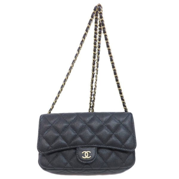 Chanel Chain Shoulder Matelasse Bag Caviar Skin Women's CHANEL