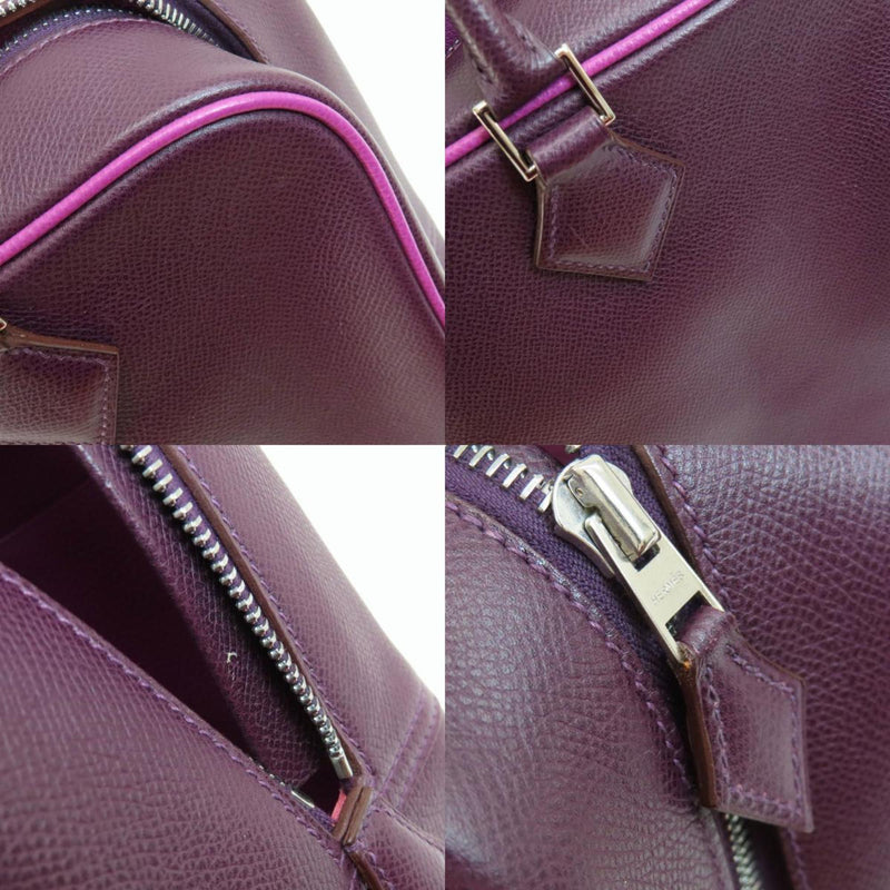 Hermes Plume 28 Purple Handbag Epson Women's HERMES