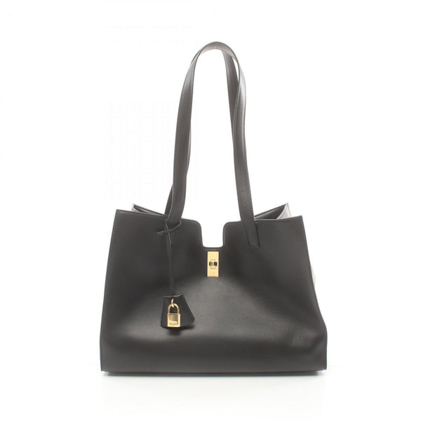 CELINE Cabas 16 Seize Tote Bag Leather Women's Black 112583EZU38NO