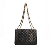 Chanel CHANEL Deka Matrasse CC Coco Mark Shoulder Bag Lambskin Women's