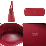 Hermes Bolide 27 Rouge Grenat Handbag Epson Women's